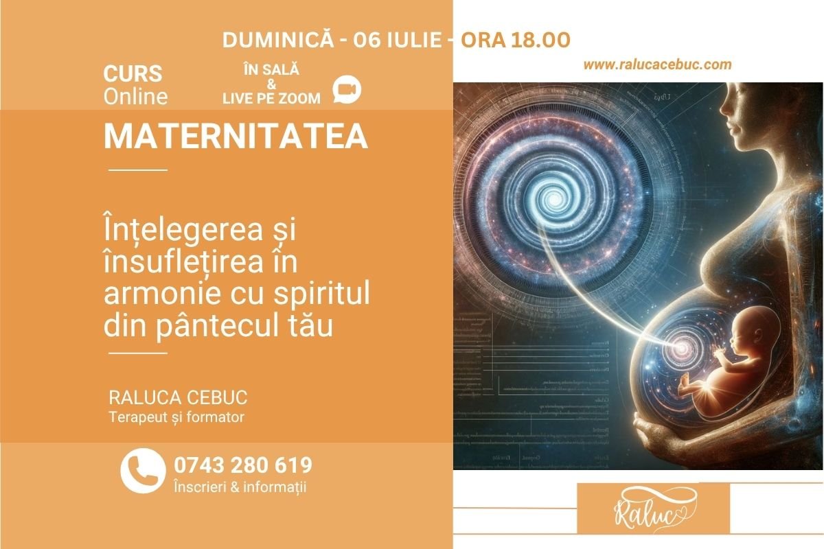 Curs Maternitatea – Intelegerea si insufletirea in armonie cu spiritul din pantecului tau