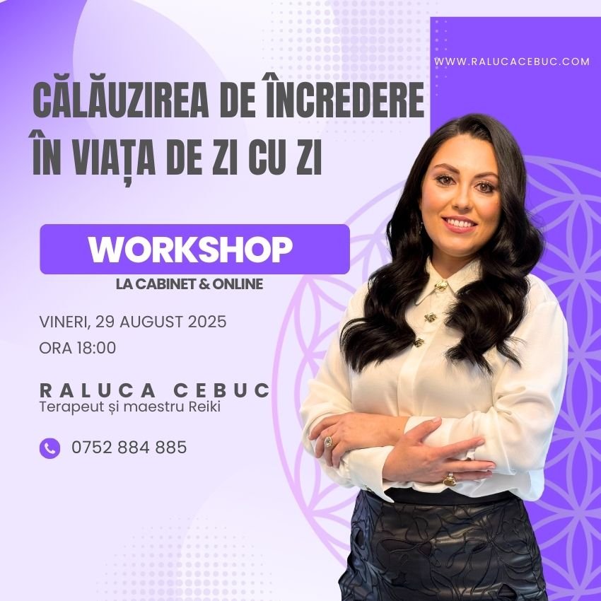 WORKSHOP Calauzirea de incredere in viata de zi cu zi