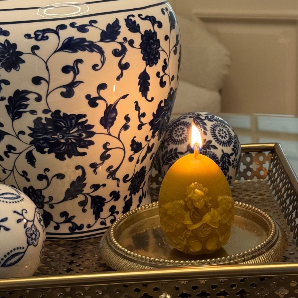 LUMÂNARE ARHANGHELUL SANDALFON -aprins 4