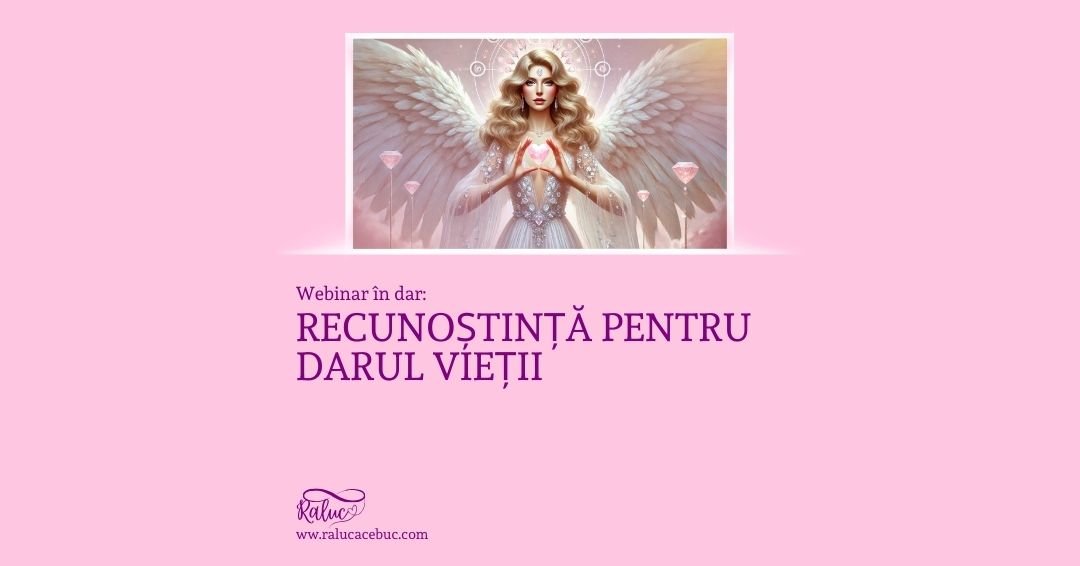 Webinar in dar: Recunostinta pentru darul vietii